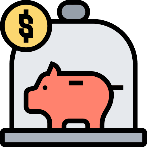 Savings investment business and finance savings icon