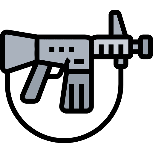 Rifle weapon military war icon Rifle weapon military war icon