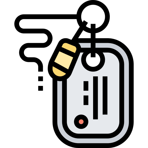 Tag tag metallic security icon Tag tag metallic security icon