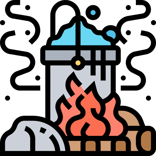 Bonfire cooking bonfire camping icon Bonfire cooking bonfire camping icon