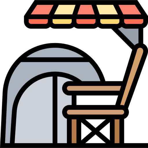 Chair holiday camping chair icon Chair holiday camping chair icon