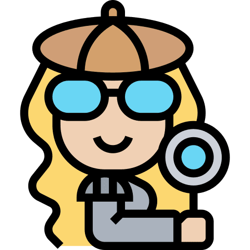 Detective occupation job user icon