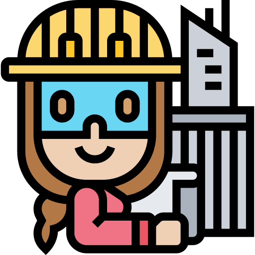 Engineer woman workers worker icon Engineer woman workers worker icon