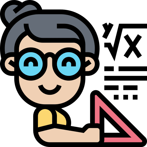 Mathematician mathematician woman job icon