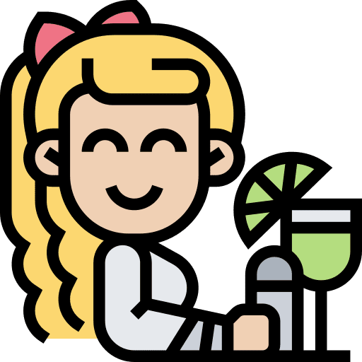 Bartender waiter pub waitress icon Bartender waiter pub waitress icon