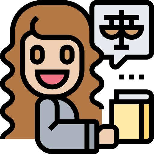 Lawyer woman lawyer professions and jobs icon Lawyer woman lawyer professions and jobs icon