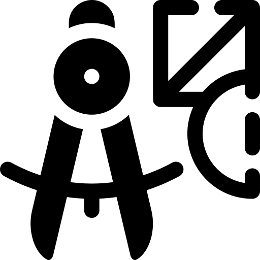 Compass draw education drawing icon Compass draw education drawing icon