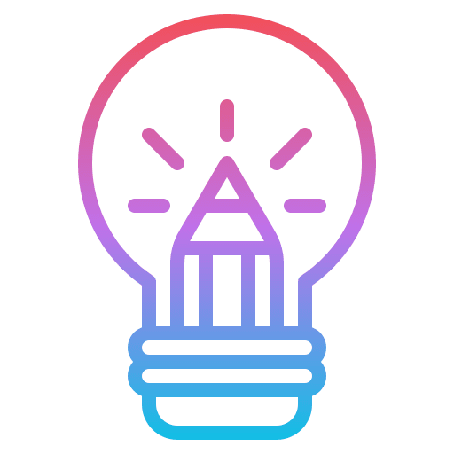 Idea creative content copywriting icon Idea creative content copywriting icon