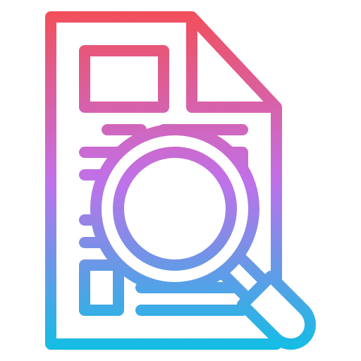 Research content article copywriting icon