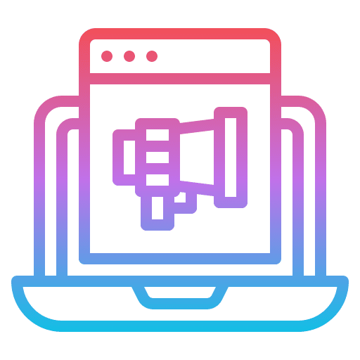 Ads communications marketing business icon Ads communications marketing business icon