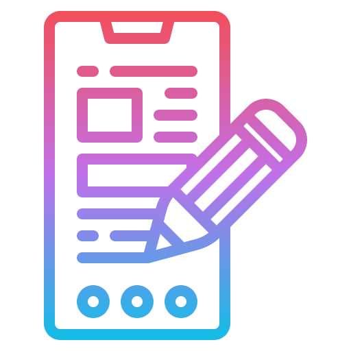 Content creator content article copywriting icon Content creator content article copywriting icon