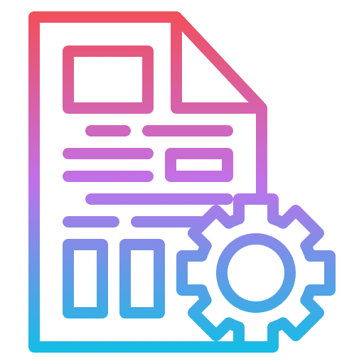 Create pencil communications gear icon Create pencil communications gear icon