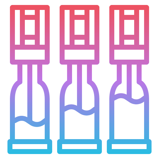 Bottling making winery alcoholic drink icon Bottling making winery alcoholic drink icon