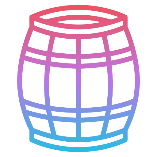 Wine barrel alcohol cask food and restaurant icon Wine barrel alcohol cask food and restaurant icon