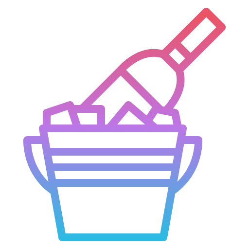Wine bottle ice alcohol icon Wine bottle ice alcohol icon