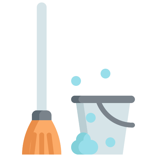 Clean mop broom wash icon Clean mop broom wash icon