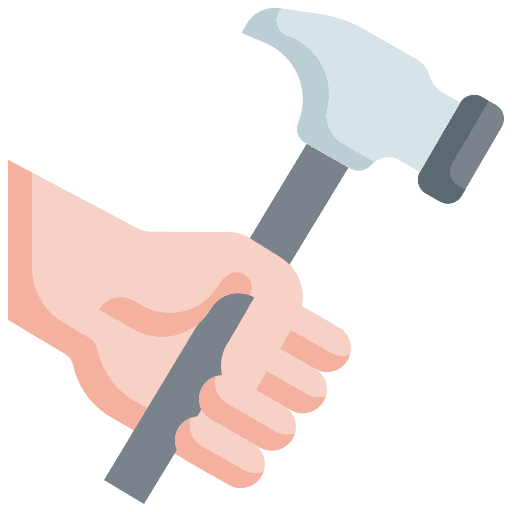 Hammer home repair labour equipment icon