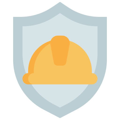 Helmet safe shield labour icon Helmet safe shield labour icon