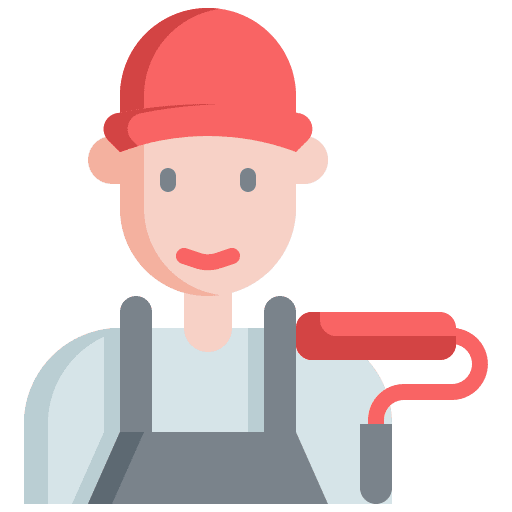 Painter improvement man user icon