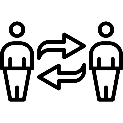 Exchange worker workers transfer icon