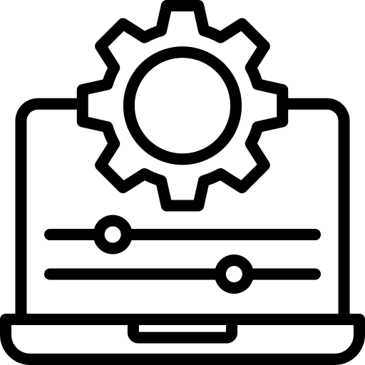 Configuration development seo and web configuration icon