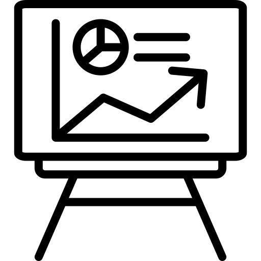 Bar graph bar graph bars growing icon