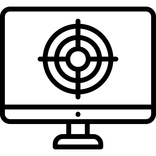 Target subject purpose computer icon
