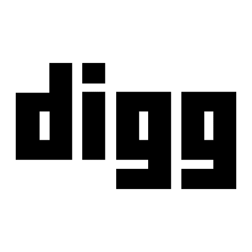 Digg social media logotype brand icon Digg social media logotype brand icon