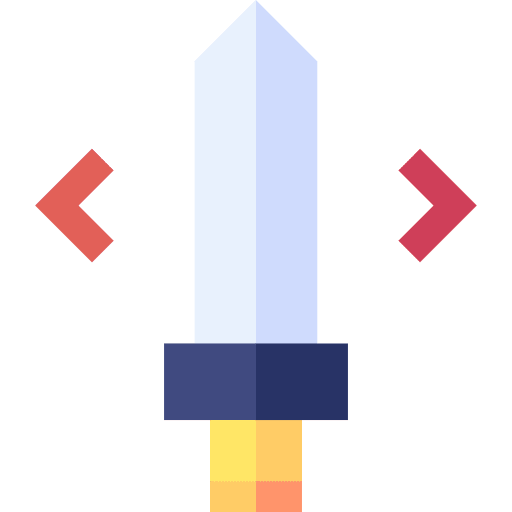 Fighting game weapons fight game icon