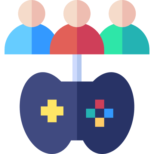 Team gamepad team game controller icon