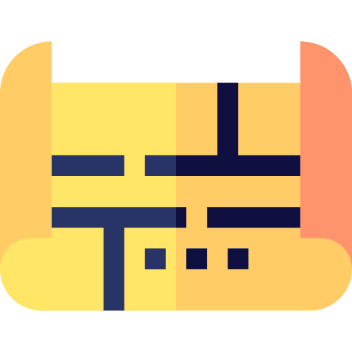 Map location route castle icon Map location route castle icon