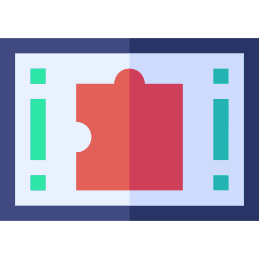 Puzzle company hobbies and free time puzzle icon Puzzle company hobbies and free time puzzle icon