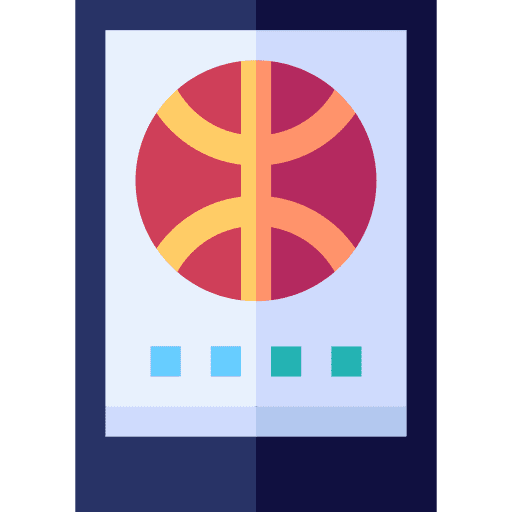 Basketball mobile phone live sports online icon Basketball mobile phone live sports online icon