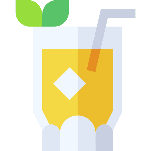 Mai tai beverage cocktail glass icon