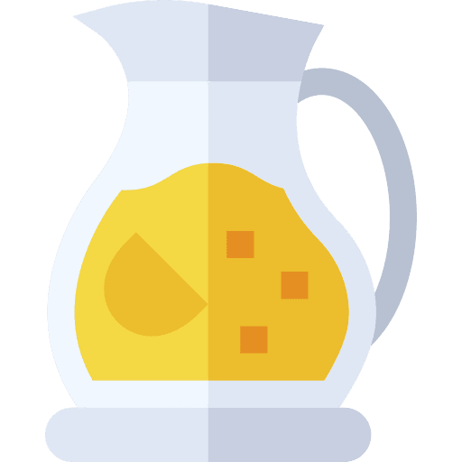 Infused water bottle organic infused water icon