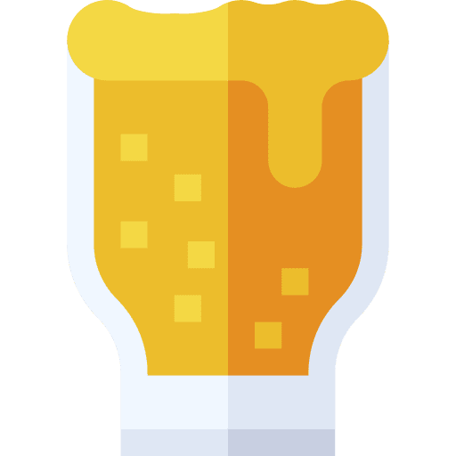 Beer alcohol food and restaurant mug icon
