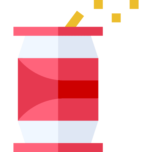 Soda food and restaurant drink refreshment icon