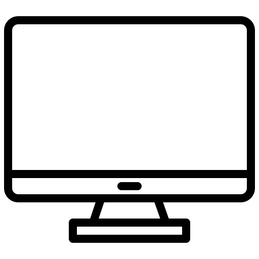 Computer monitor computer screen icon