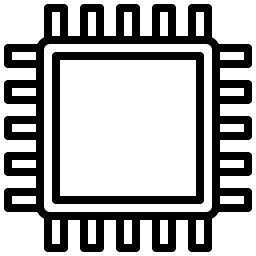 Cpu hardware device soc icon