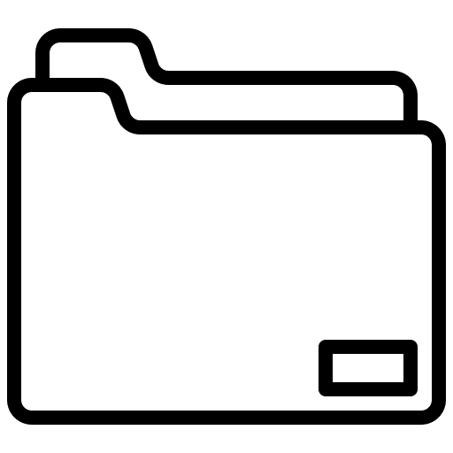 Folder folder office material data storage icon