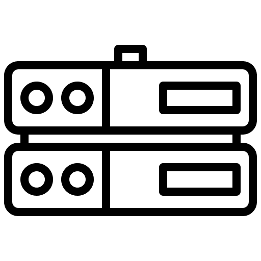 Server hosting server computer icon Server hosting server computer icon