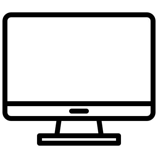 Computer data analytics graph pie chart icon