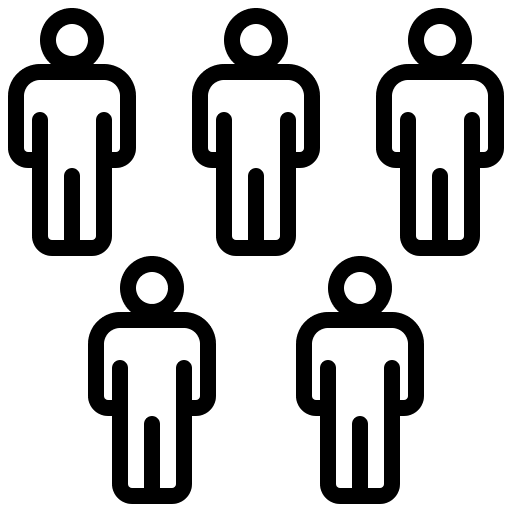 People infographic society audience icon