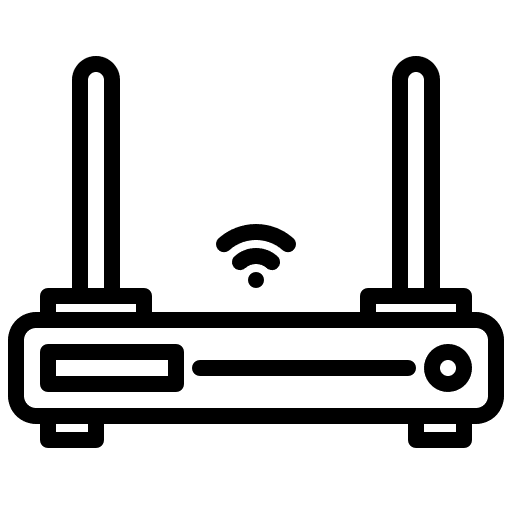 Wifi router communications wifi icon Wifi router communications wifi icon