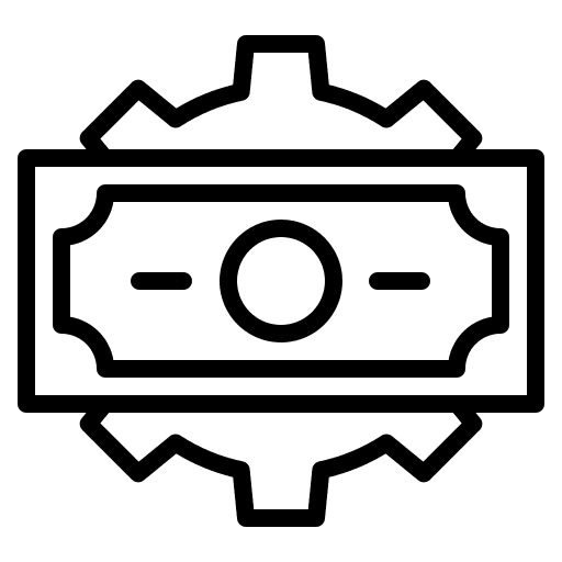 Financial money management investment money icon Financial money management investment money icon