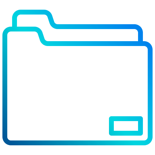 Folder data storage folder file storage icon