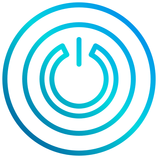 Power signs power computer icon
