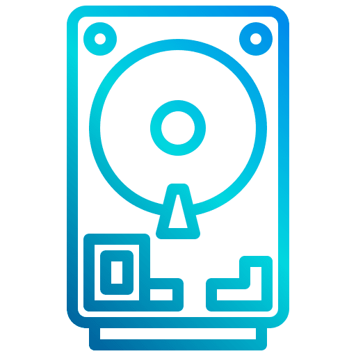 Harddisk technology harddisk data storage icon Harddisk technology harddisk data storage icon