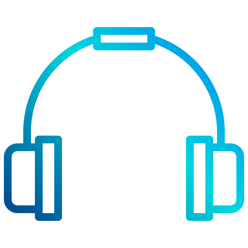 Headphone computer gaming headset icon Headphone computer gaming headset icon
