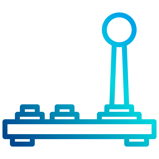 Joystick computer game control video game icon Joystick computer game control video game icon